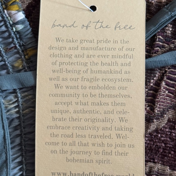 Boho Floral Maxi Dress by Band of the Free - NWT - Picture 9 of 13